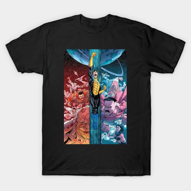 invincible poster T-Shirt by super villain